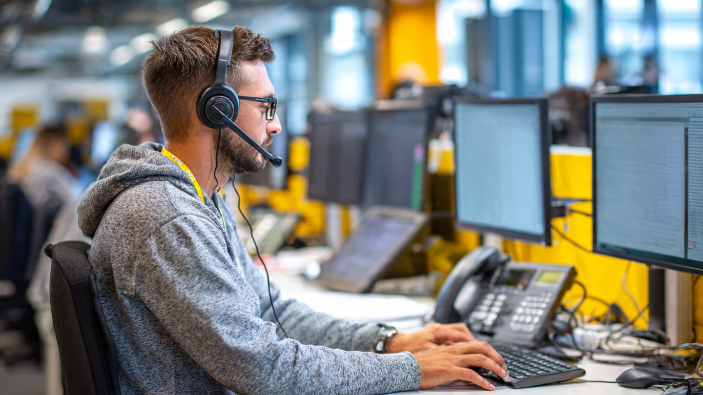 guy sitting in call center operating on (3)